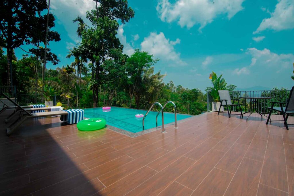 Private pool resorts in Wayanad